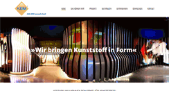 Desktop Screenshot of keim-kunststoffe.de